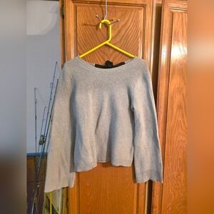 Candace Cameron Bure Light Gray Women's Sweater Size Small